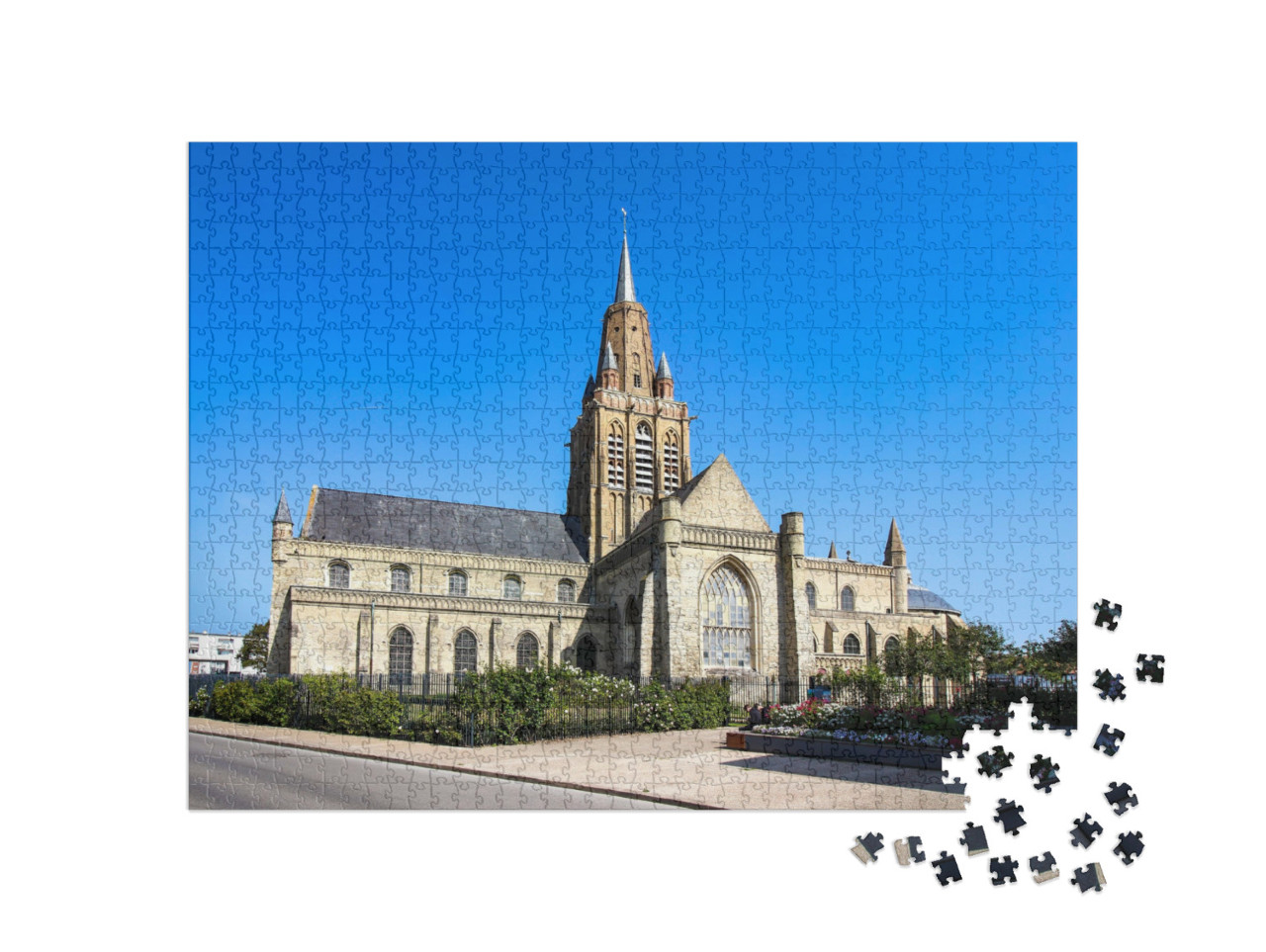 Puzzle de 1000 pièces « Église Notre-Dame de Calais, France »
