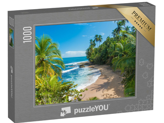 Puzzle de 1000 pièces « Magnifique plage des Caraïbes près de Puerto Viejo, Costa Rica »