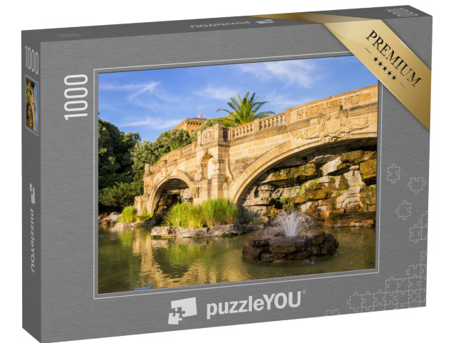 Puzzle de 1000 pièces « Belle fontaine près de l'Esplanade de Metz, Lorraine, France »