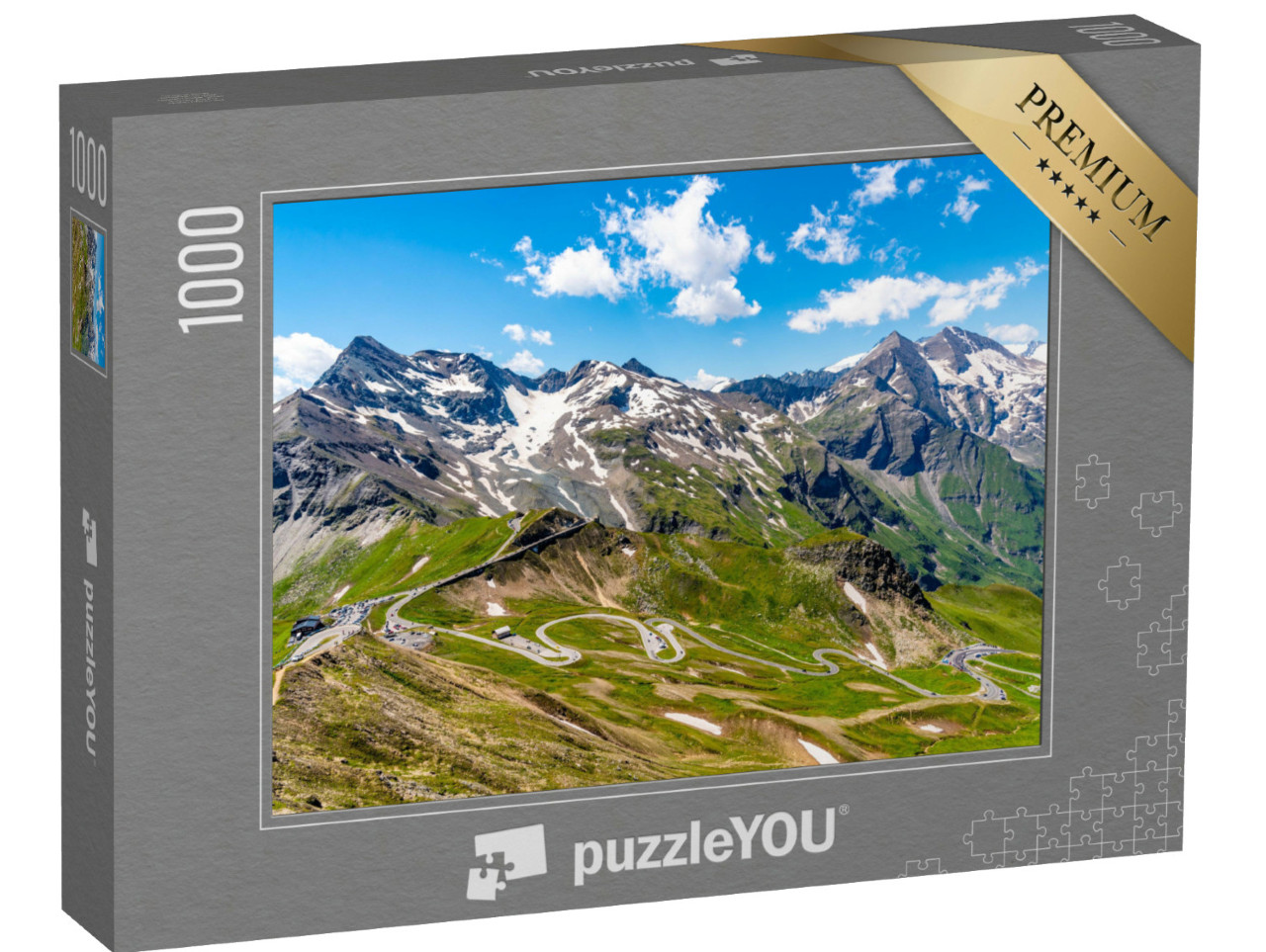 Puzzle de 1000 pièces « Haute route alpine dans le Hohe Tauern, Autriche »