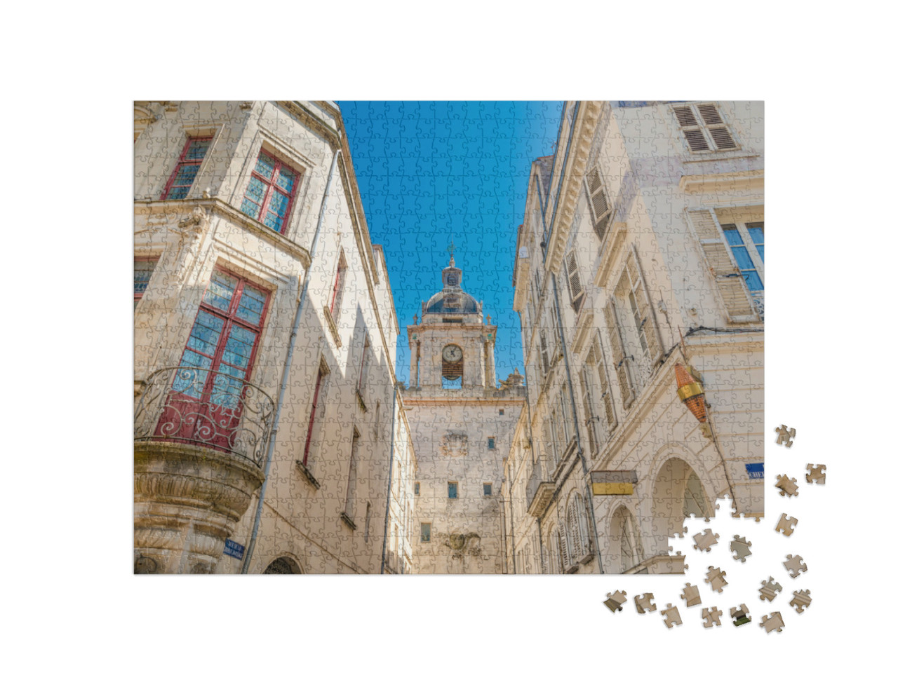 Puzzle de 1000 pièces « La Rochelle, France - La porte de la grande horloge - Grosse horloge »