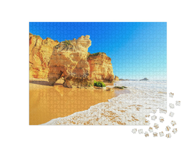 Puzzle de 1000 pièces « Vue sur Praia da Rocha, Algarve, Portugal »