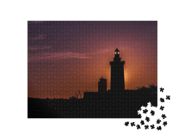 Puzzle de 1000 pièces « Phare du Cap Fréhel, dans les Côtes d'Armor en France »