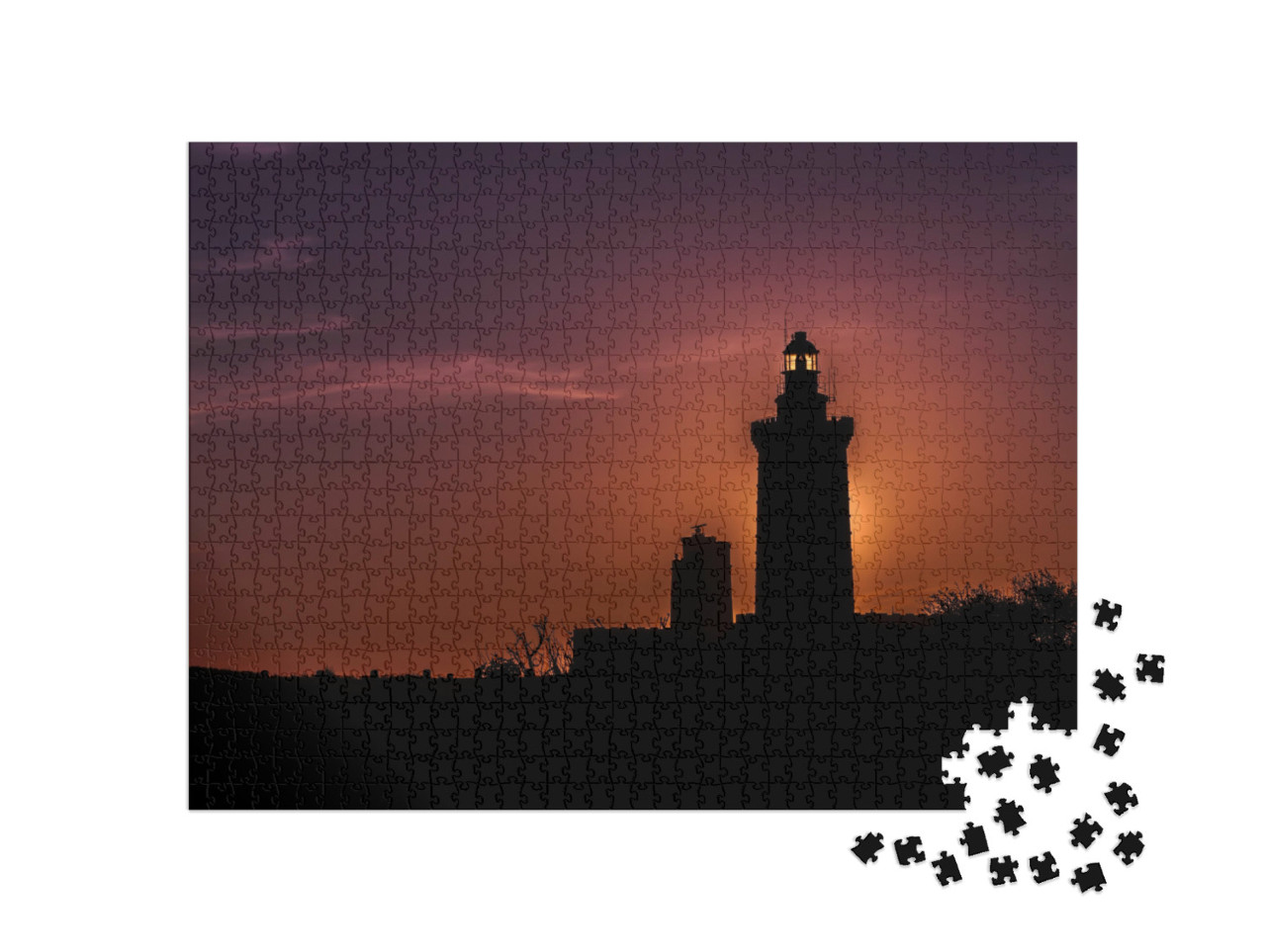 Puzzle de 1000 pièces « Phare du Cap Fréhel, dans les Côtes d'Armor en France »