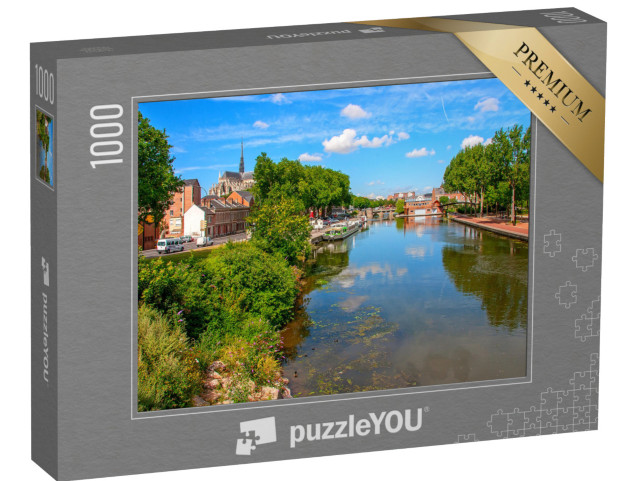 Puzzle de 1000 pièces « Amiens est une ville du nord de la France, dans le département de la Somme et la région Picardie. »