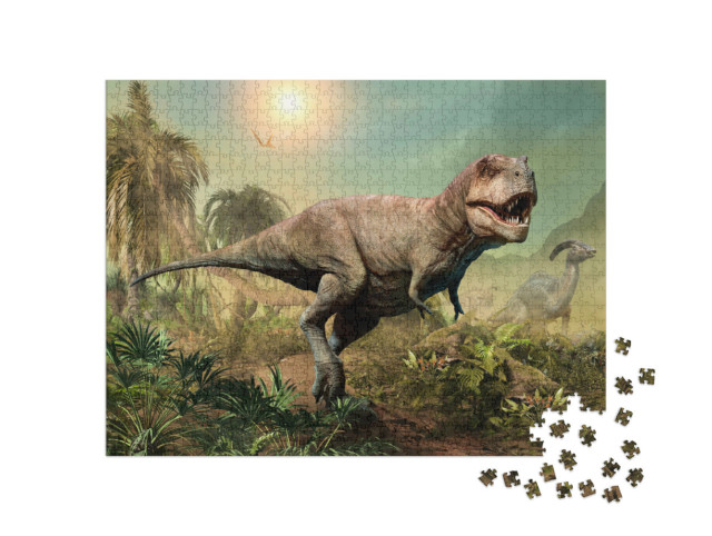 Puzzle de 1000 pièces « Tyrannosaurus rex »