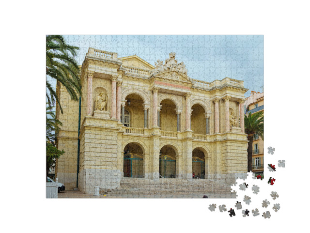Puzzle de 1000 pièces « France.Toulon. Toulon abrite le deuxième plus grand opéra de France. »