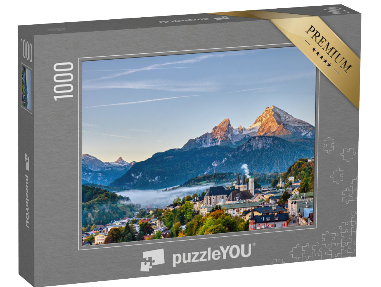 Puzzle de 1000 pièces « Berchtesgaden et le Watzmann dans les Alpes bavaroises »