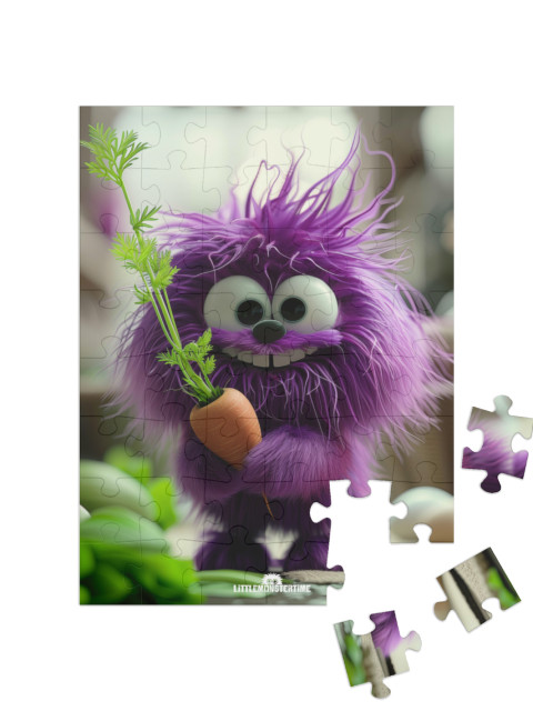 Puzzle de 48 pièces « LITTLEMONSTERTIME: Nibble »
