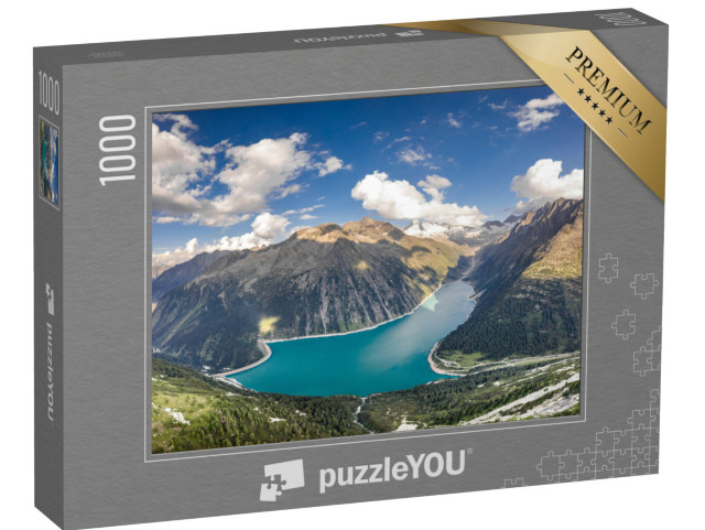 Puzzle de 1000 pièces « Schlegeisspeicher dans les Alpes de Zillertal, Autriche »