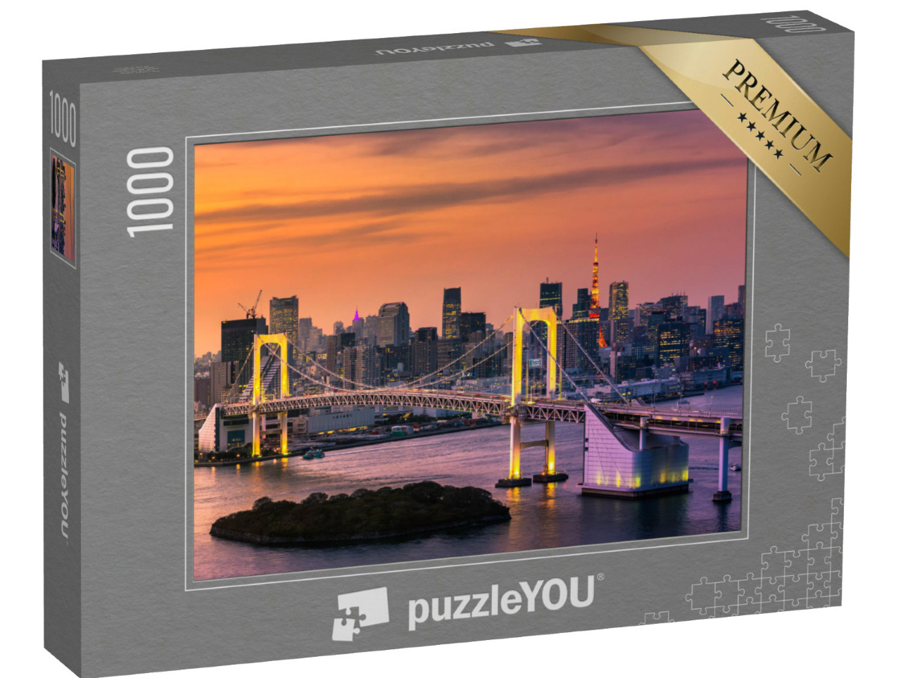 Puzzle de 1000 pièces « Baie de Tokyo et tour de Tokyo »