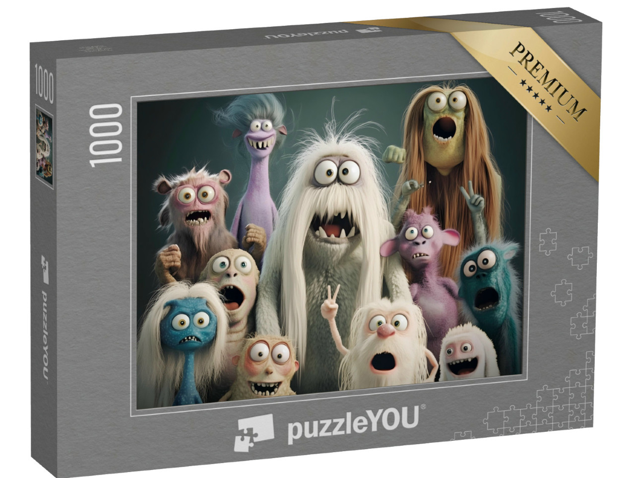 Puzzle de 1000 pièces « Clan des monstres »