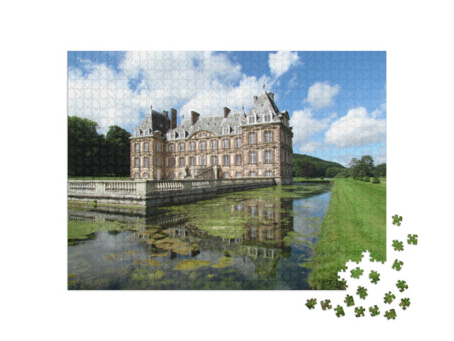 Puzzle de 1000 pièces « Chateau de Cany (Normandie, France) »