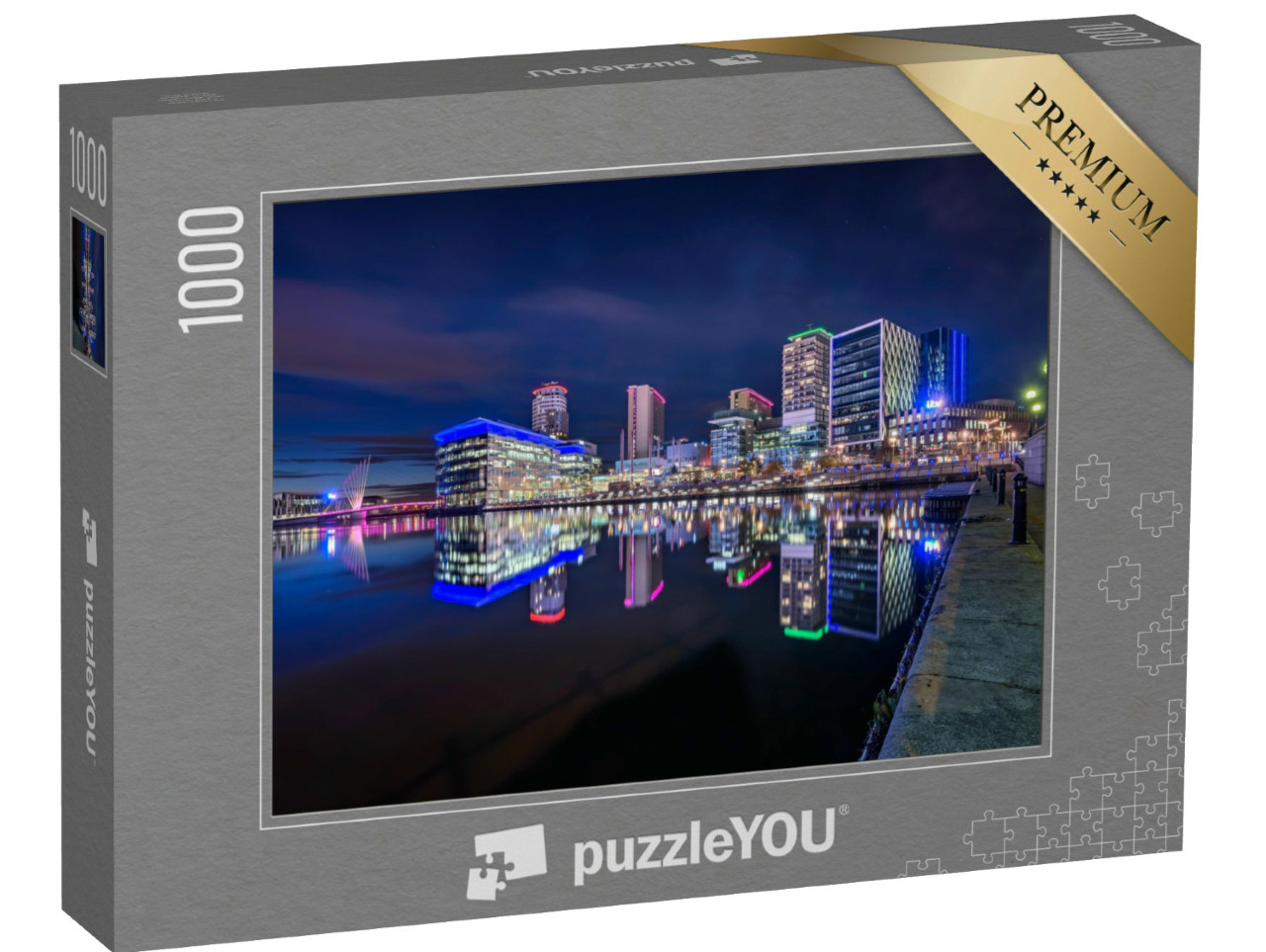 Puzzle de 1000 pièces « Media City, Greater Manchester, Angleterre »