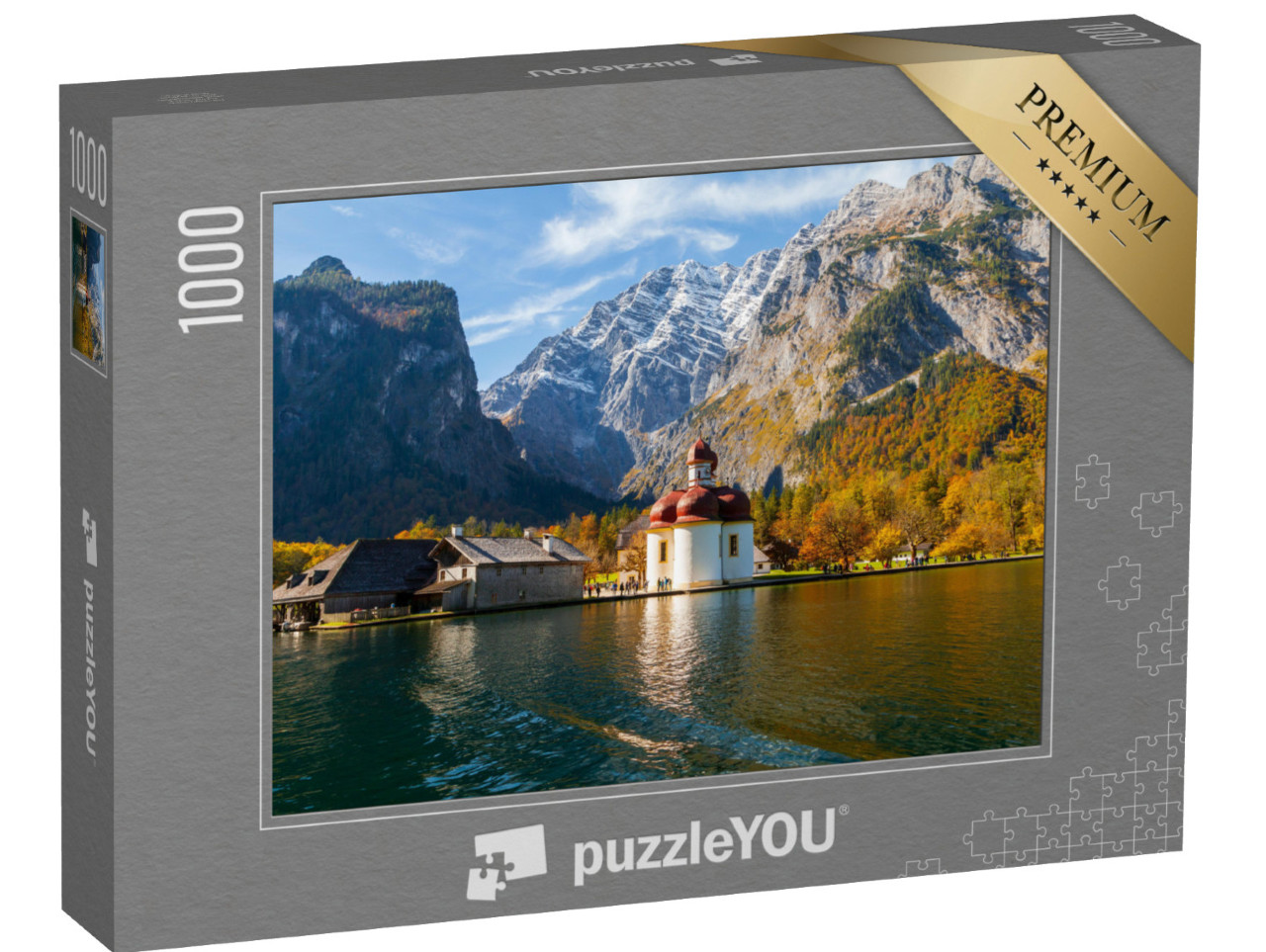 Puzzle de 1000 pièces « Bartholomä am Königssee, Bavière, Allemagne »