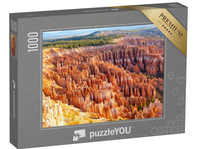Puzzle de 1000 pièces « Amphithéâtre d'Inspiration Point au lever du soleil, parc national de Bryce Canyon, Utah »