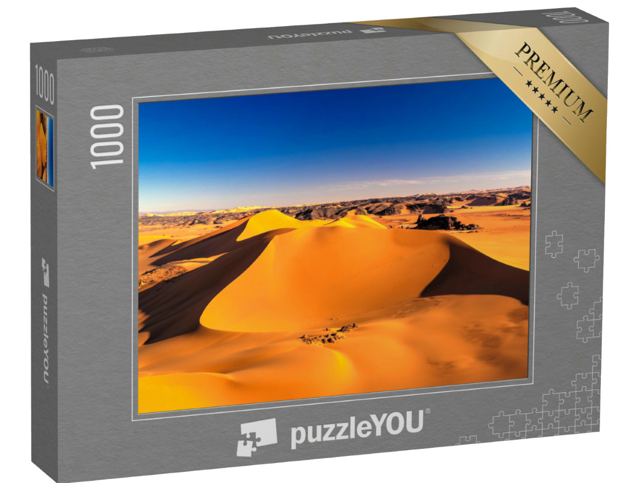 Puzzle de 1000 pièces « Coucher de soleil dans le parc national du Tassili nAjjer, Algérie »
