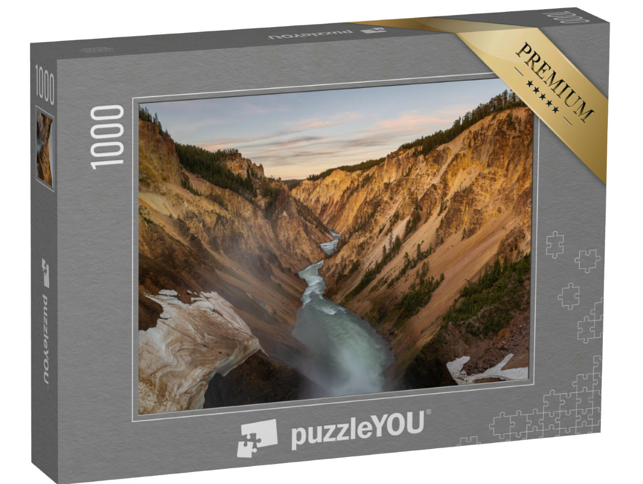 Puzzle de 1000 pièces « Grand Canyon du parc national de Yellowstone, États-Unis »