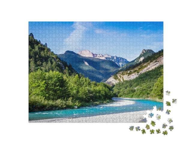 Puzzle de 1000 pièces « La Drome dans le sud-est de la France »