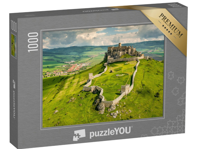 Puzzle de 1000 pièces « Château de Spiš, deuxième plus grand château d'Europe centrale, Slovaquie »