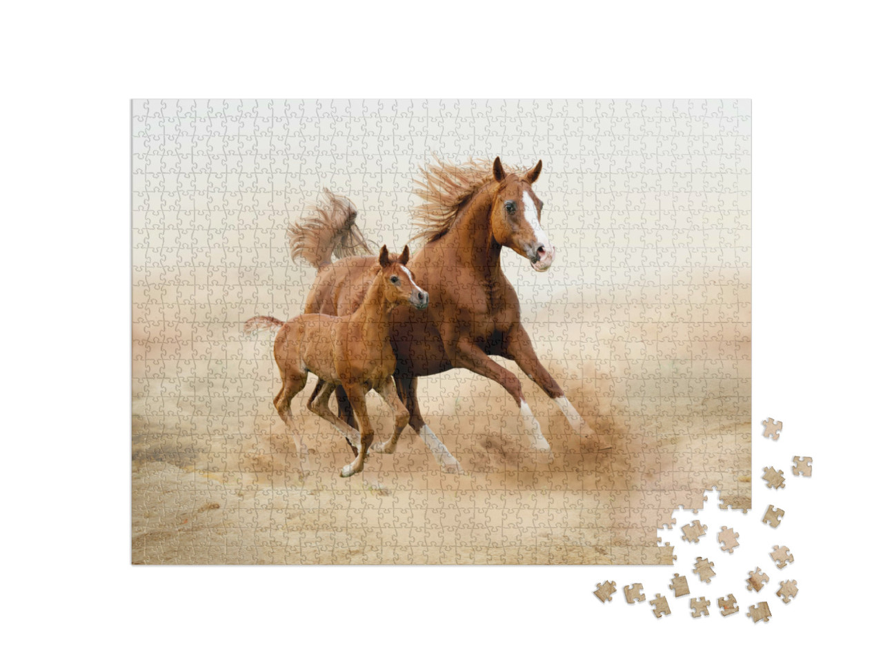 Puzzle de 1000 pièces « Cheval arabe de pure race »