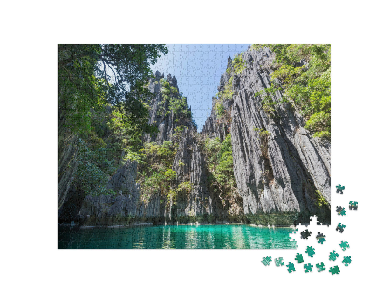Puzzle de 1000 pièces « Baie pittoresque de Palawan, Philippines »