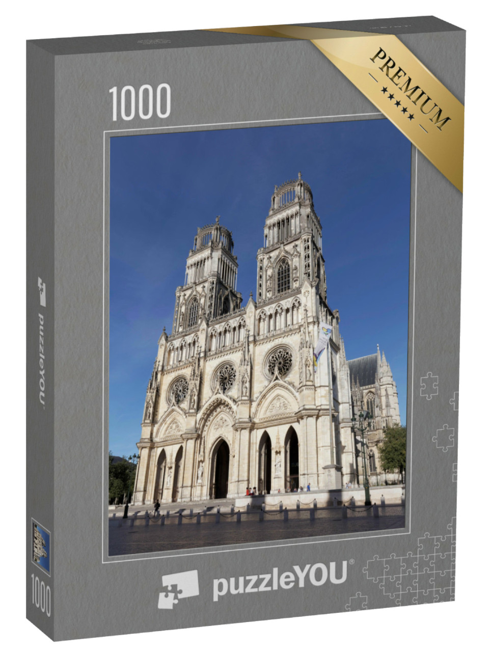 Puzzle de 1000 pièces « Cathédrale Sainte-Croix, Orléans, Centre-Val de Loire, France »