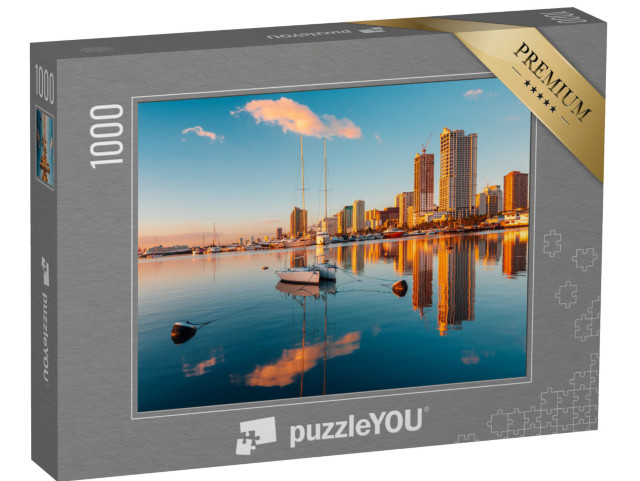 Puzzle de 1000 pièces « Skyline de la ville de Manille et de la baie de Manille »