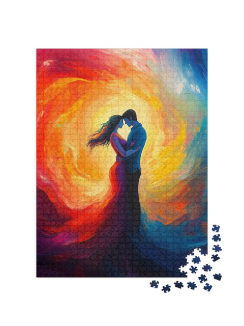 Puzzle de 1000 pièces « Les battements de mon cœur »
