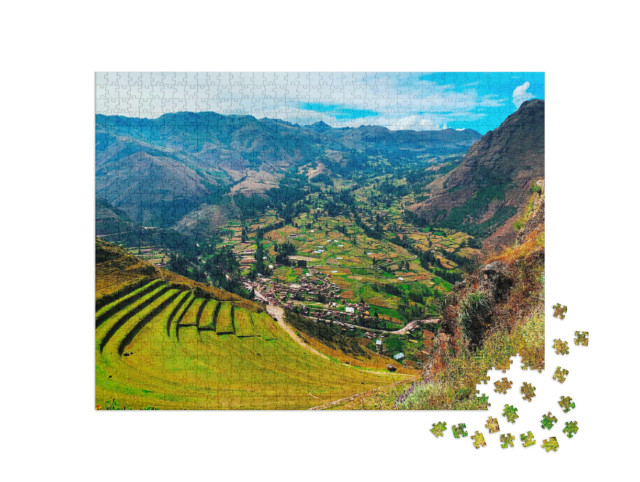Puzzle de 1000 pièces « Vallée sacrée des Incas au Pérou »