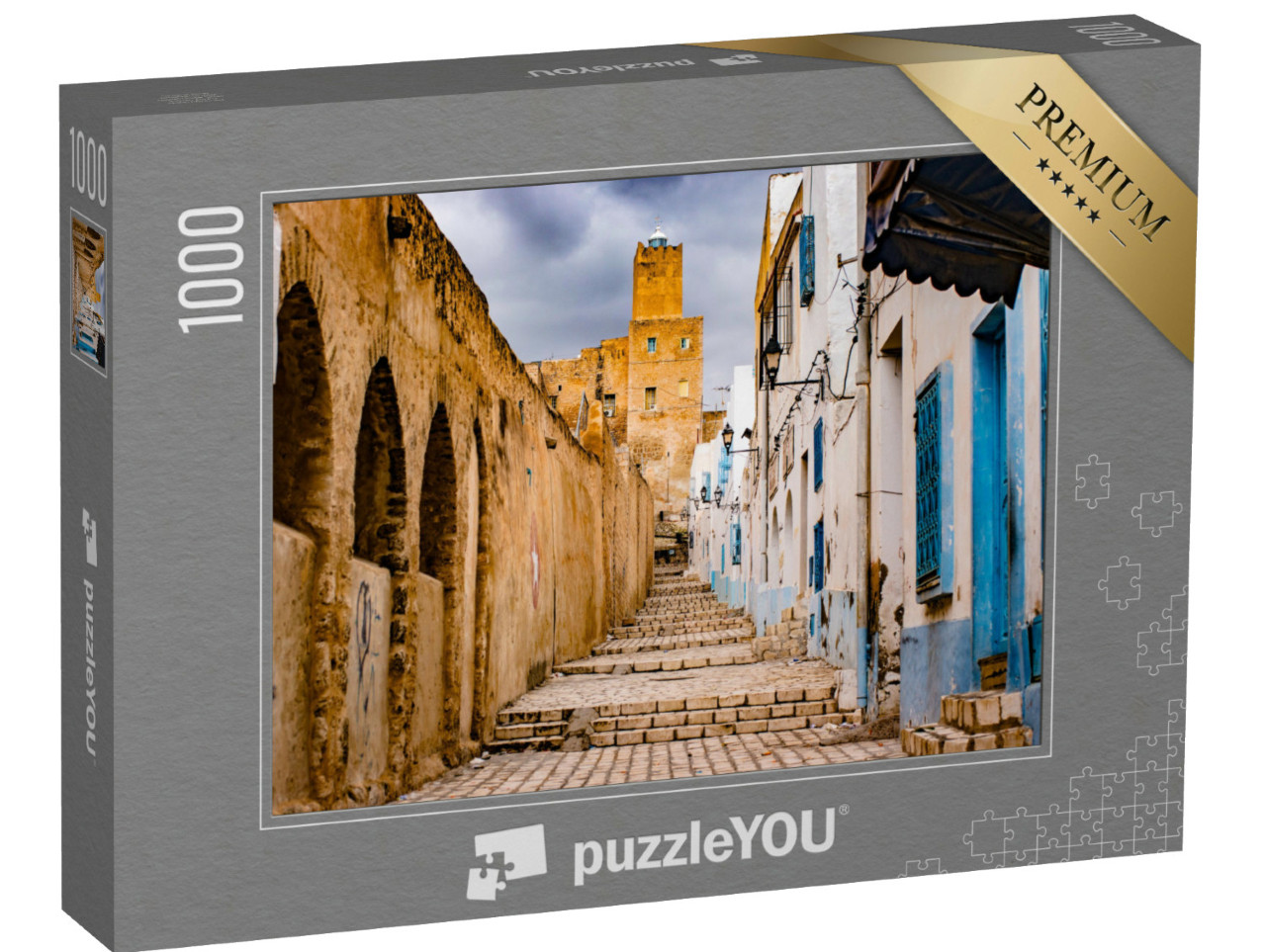 Puzzle de 1000 pièces « Rue de Medina, Tunisie »