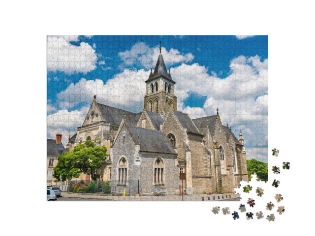 Puzzle de 1000 pièces « Cathédrale de la Sainte-Trinité de Laval - Pays de la Loire, France »