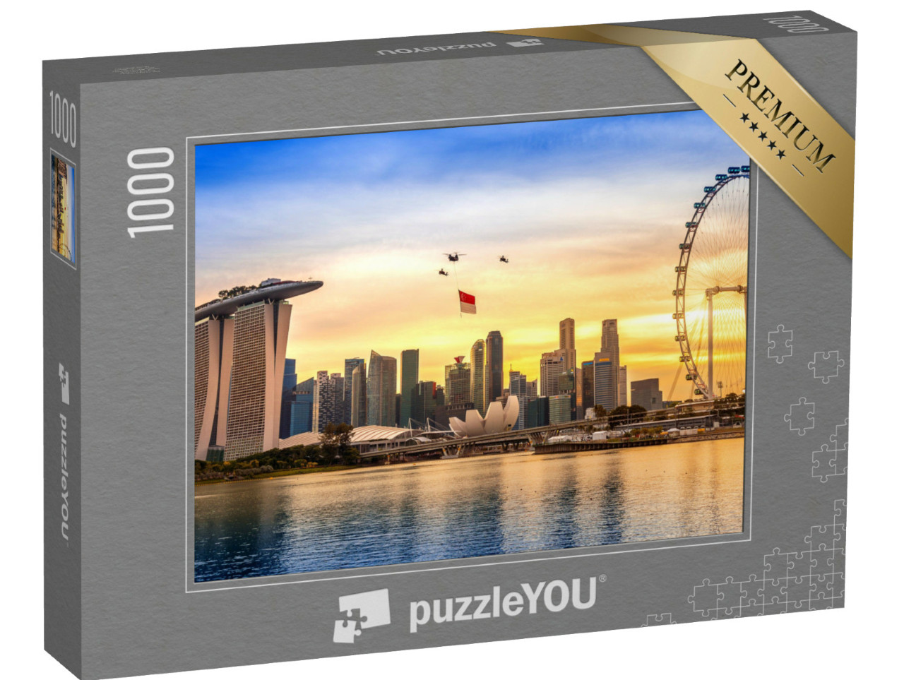 Puzzle de 1000 pièces « Fête nationale à Singapour »