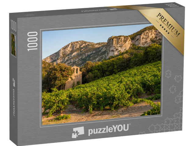 Puzzle de 1000 pièces « Vignobles dans la région viticole du Languedoc-Roussillon, Roussillon, France »