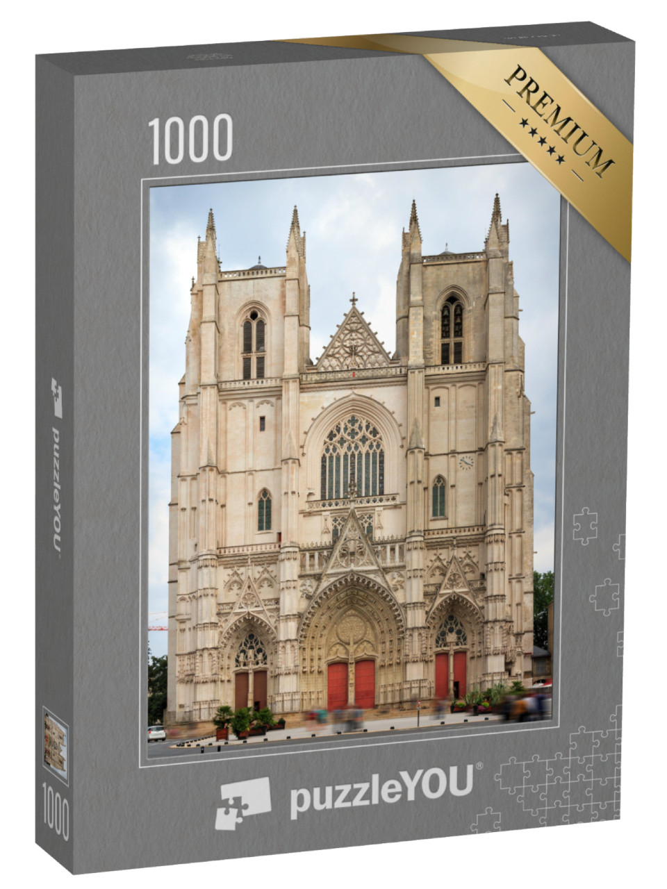 Puzzle de 1000 pièces « Cathédrale de Nantes »