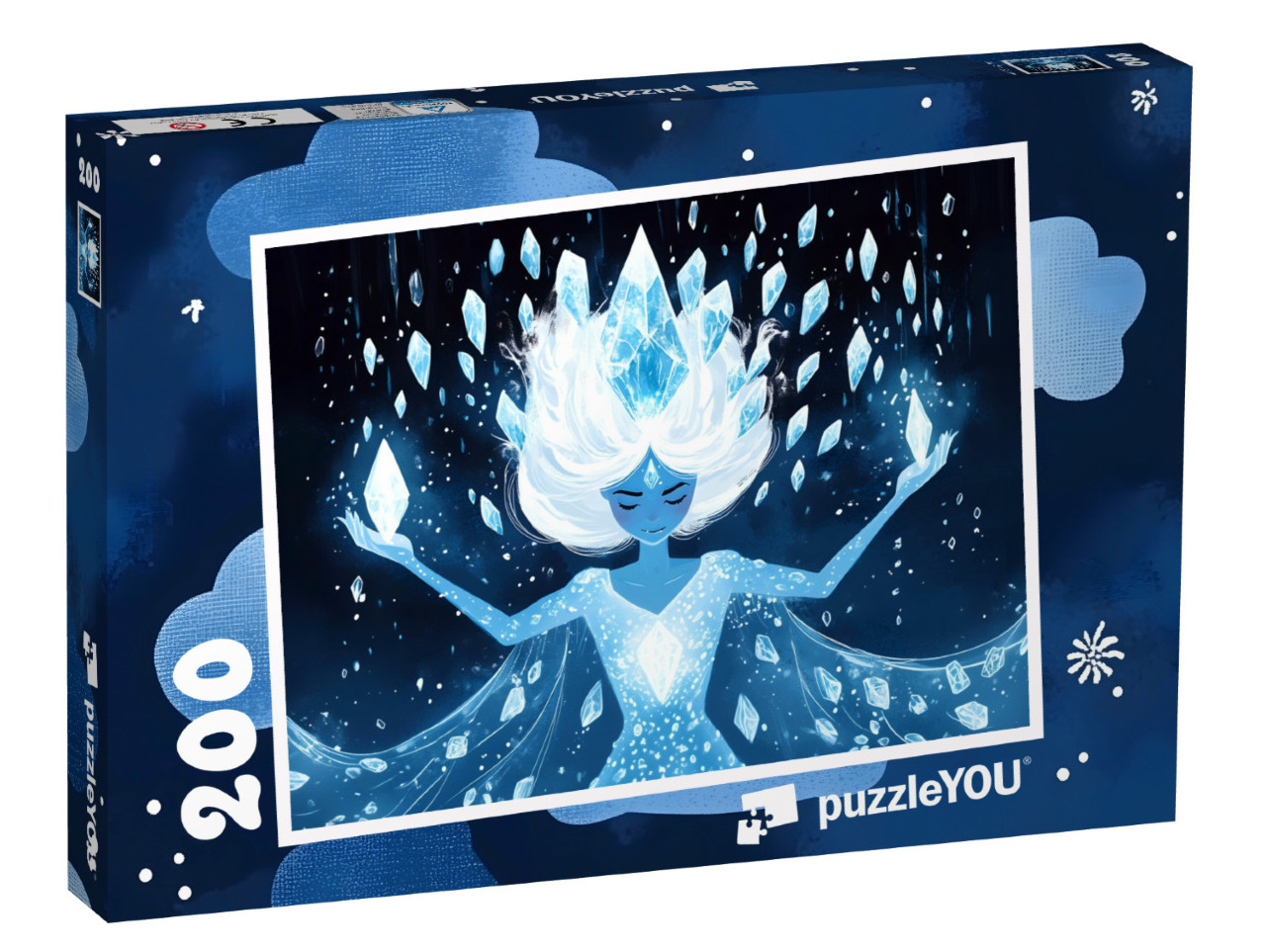 Puzzle de 200 pièces « La magie de la princesse des neiges »