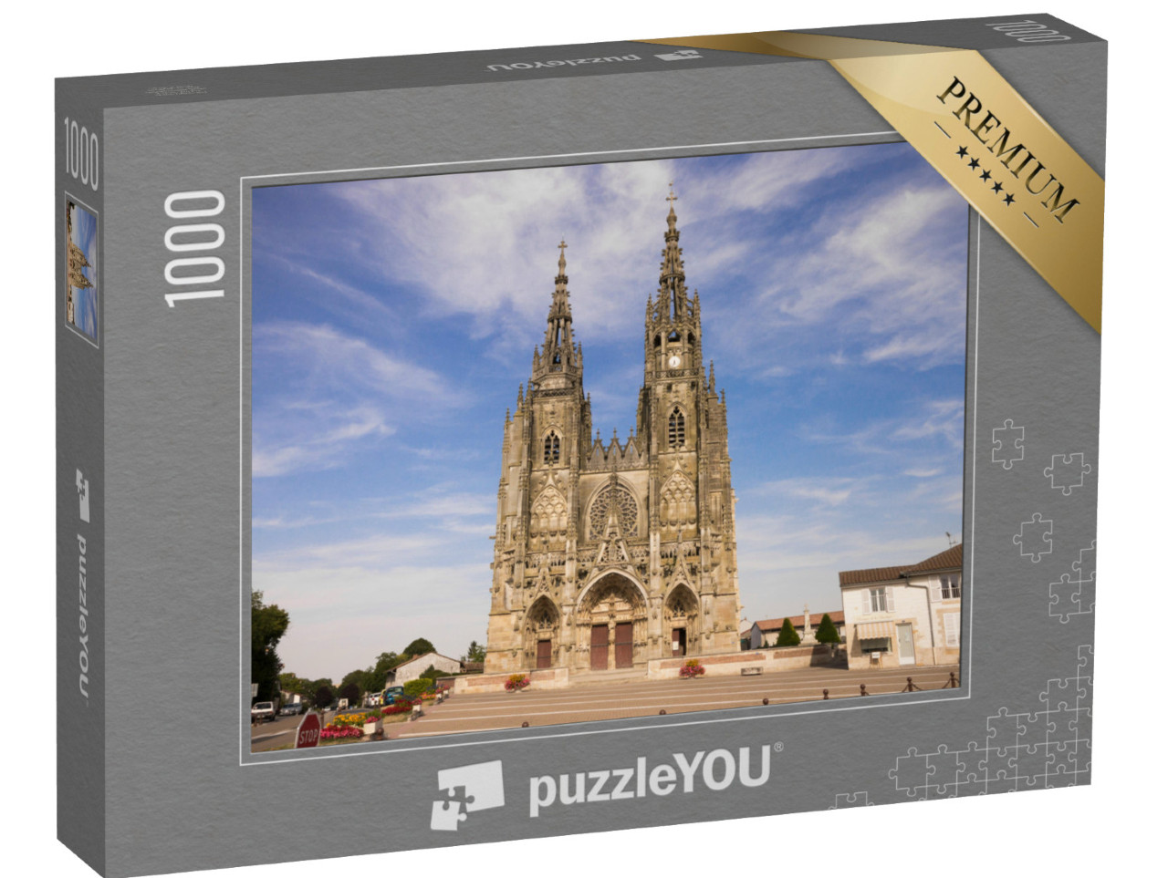 Puzzle de 1000 pièces « La Basilique Notre-Dame de l'Épine à L'Épine, Marne, France »