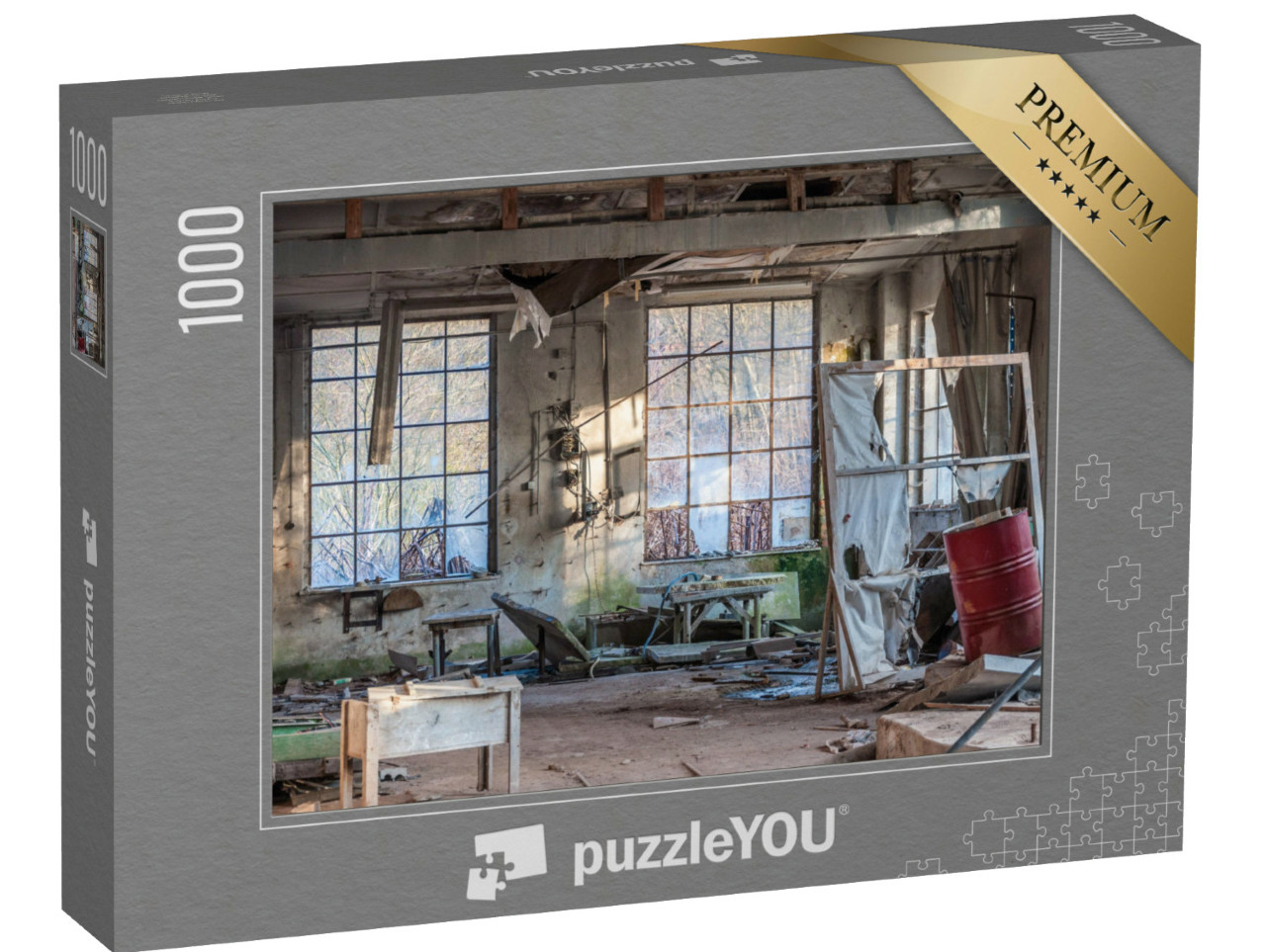 Puzzle de 1000 pièces « Ancien atelier d'usine »