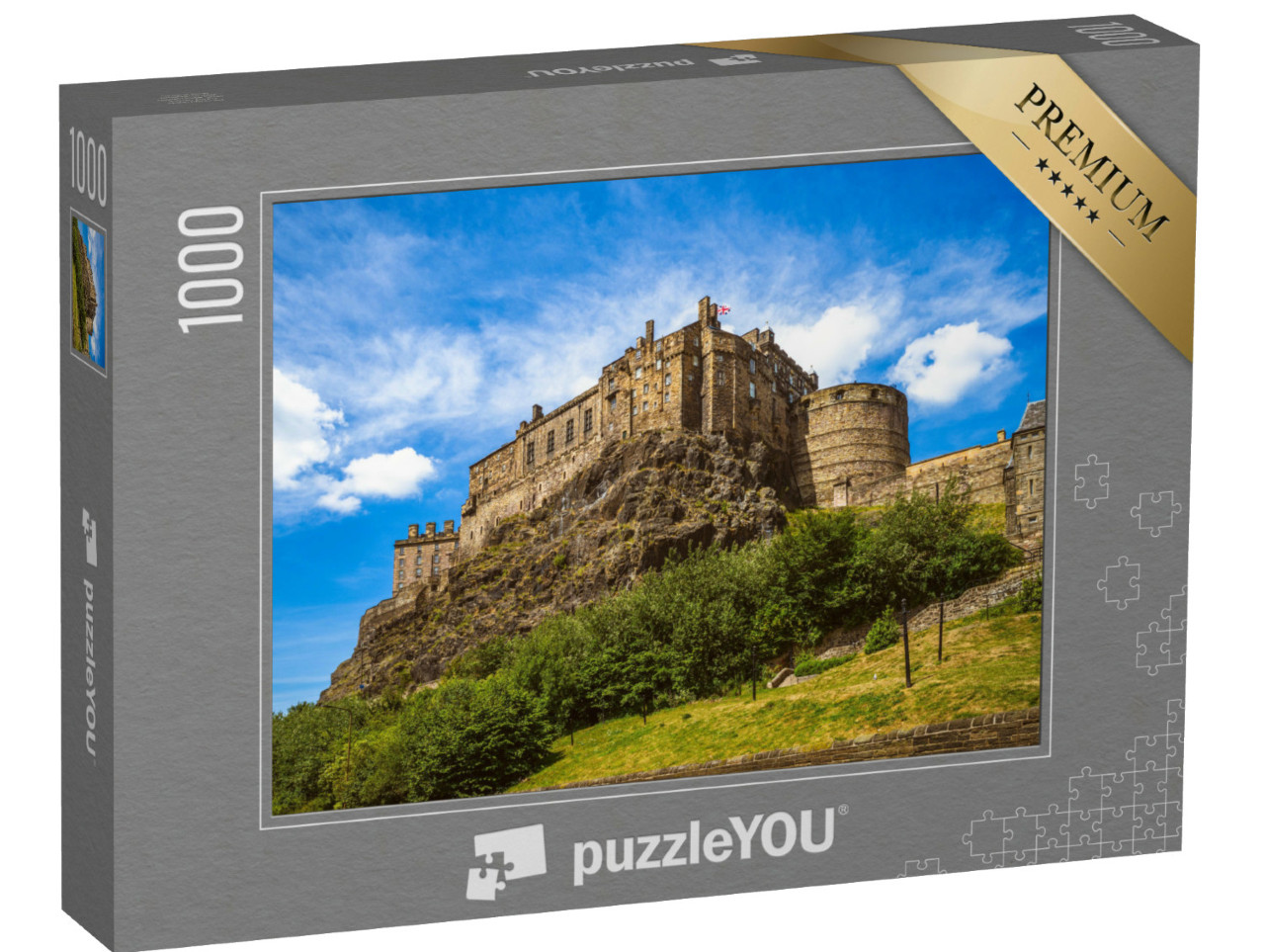 Puzzle de 1000 pièces « Château d'Édimbourg, Écosse, Royaume-Uni »