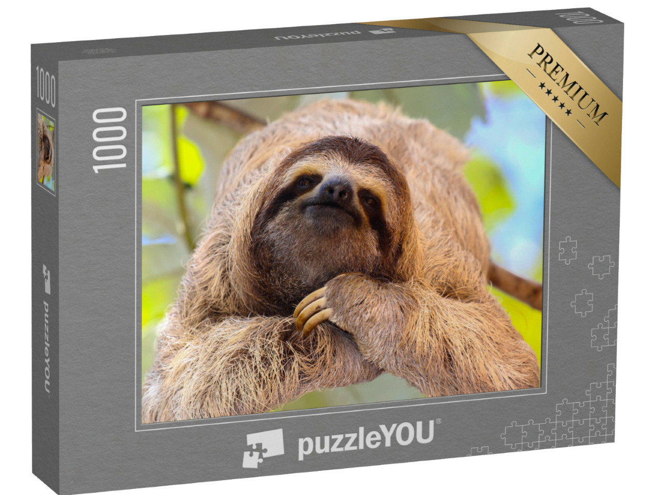 Puzzle de 1000 pièces « Paresseux satisfait »