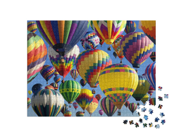 Puzzle de 1000 pièces « Des montgolfières au festival de montgolfières du New Jersey »