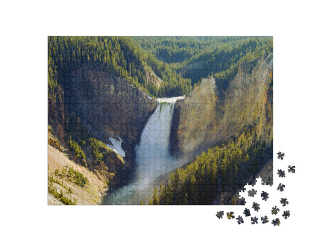 Puzzle de 1000 pièces « Grand canyon du parc national de Yellowstone »