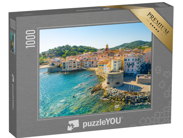 Puzzle de 1000 pièces « Vue sur la ville de Saint-Tropez, Provence, Côte d'Azur »