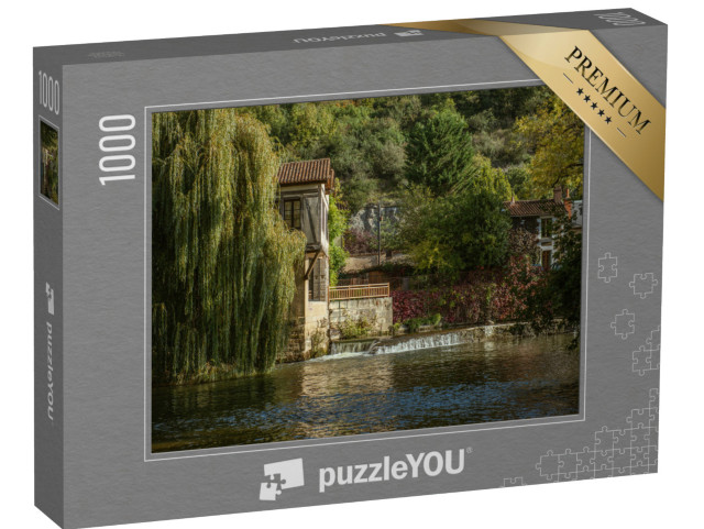 Puzzle de 1000 pièces « une maison à Poitiers France avec vue sur la rivière »