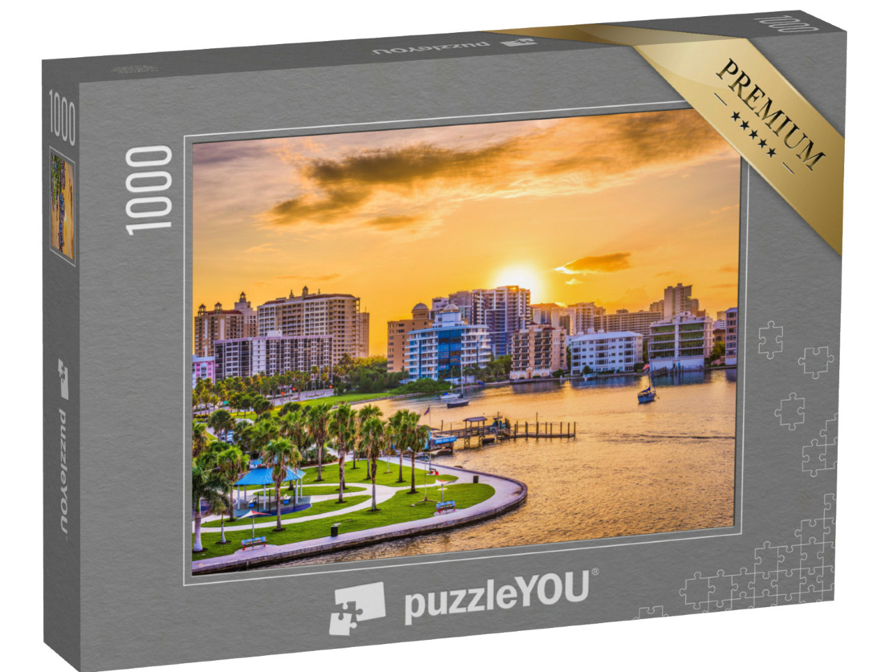 Puzzle de 1000 pièces « Skyline de Sarasota, Floride, États-Unis »