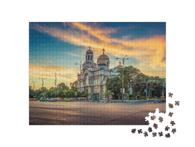 Puzzle de 1000 pièces « La cathédrale de l'Assomption de la Vierge Marie à Varna »