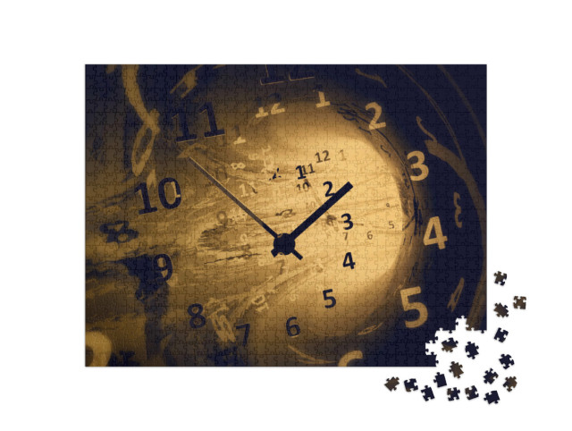 Puzzle de 1000 pièces « Temps, illustration 3D »