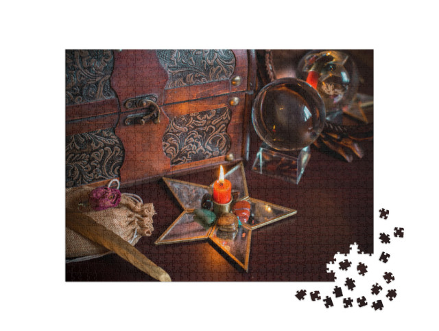 Puzzle de 1000 pièces « Une diseuse de bonne aventure »