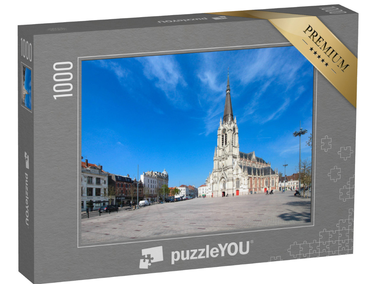 Puzzle de 1000 pièces « Tourcoing (Nord de la France) / Église Saint Christophe »