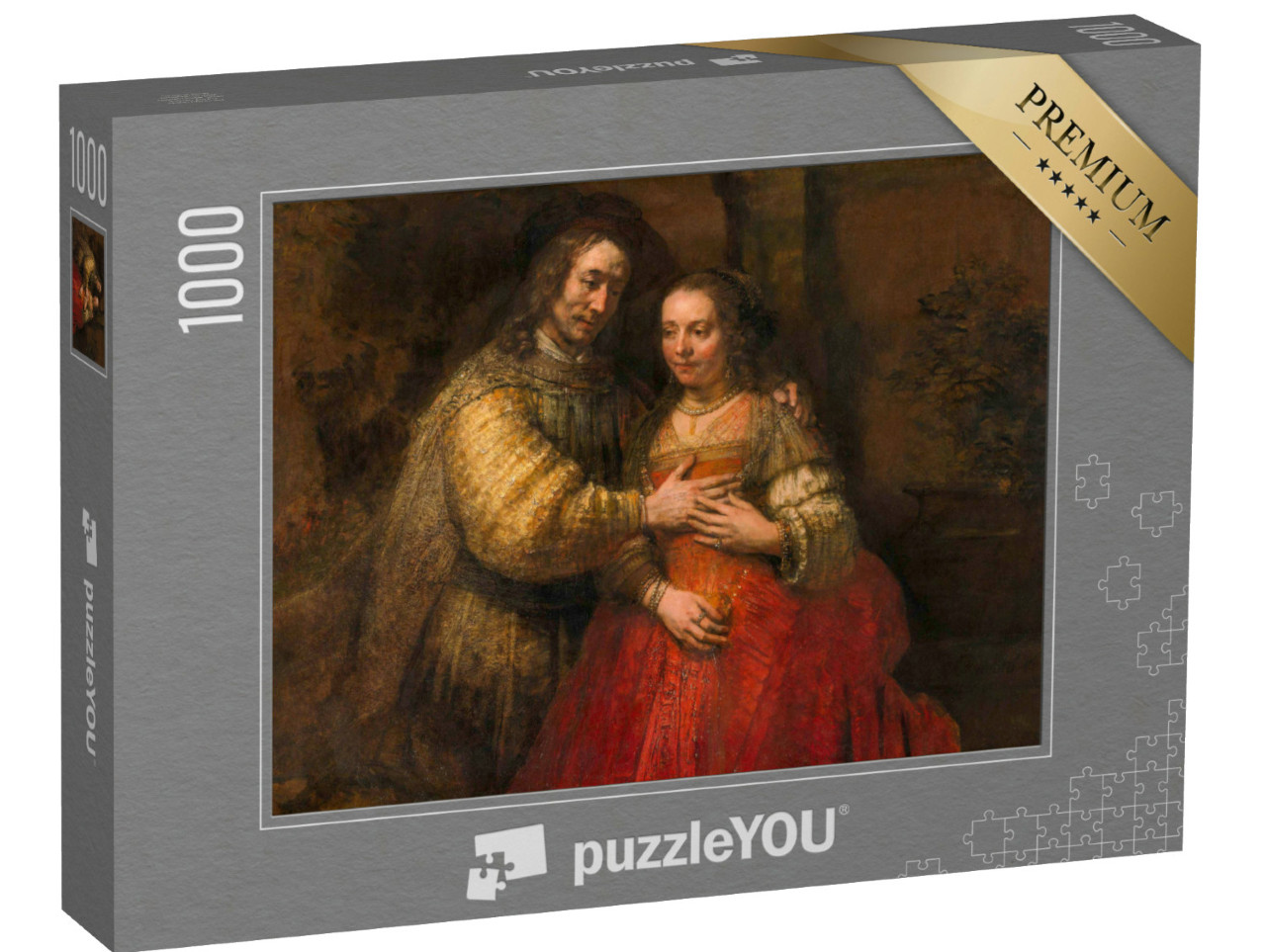 Puzzle de 1000 pièces « Rembrandt - Isaac et Rébecca »